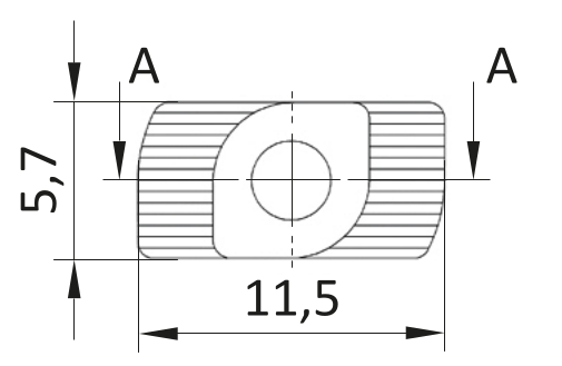 Nakrętka młoteczkowa ESD M4 [6]